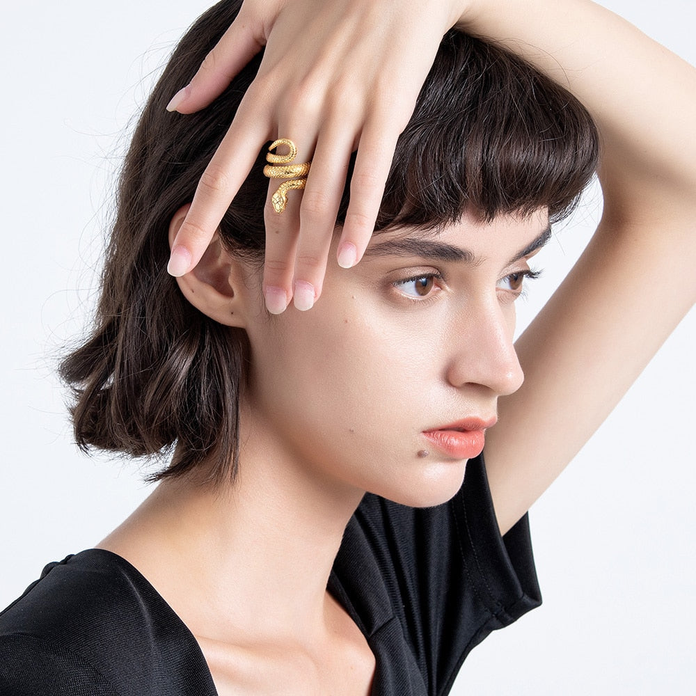 Bague Serpent Or