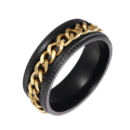 Bague Acier Homme