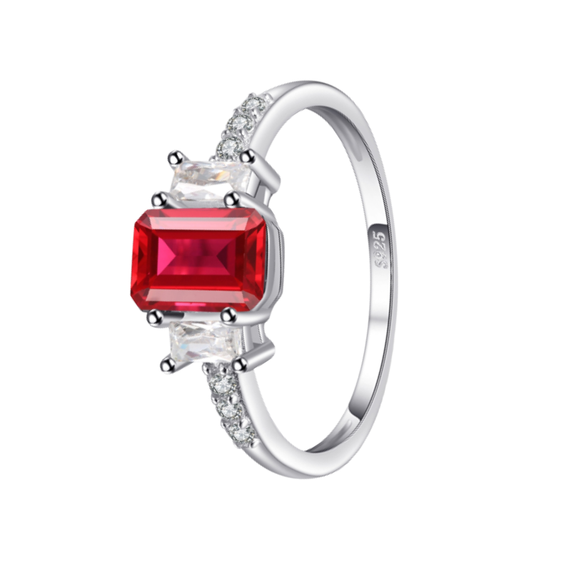 Bague avec Rubis