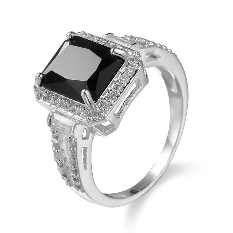 Bague Diamant Noir