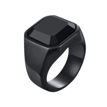 Bague Homme Noir