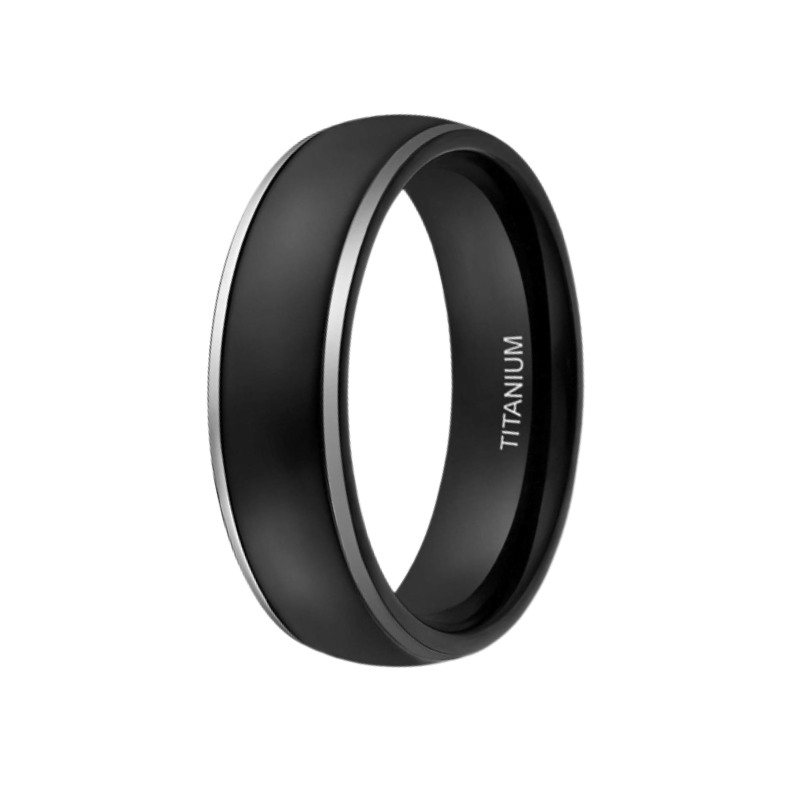 Bague Noir Homme