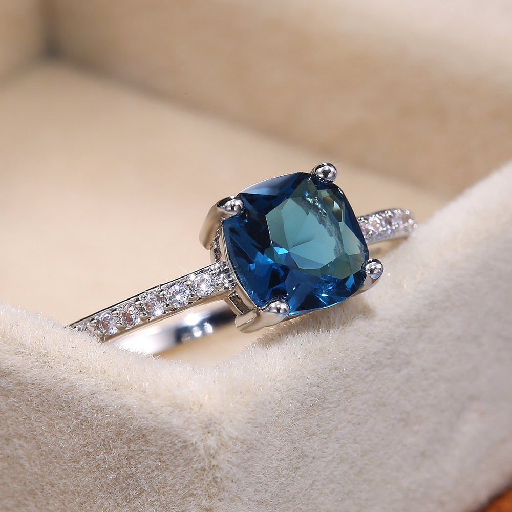 Bague Pierre Bleue