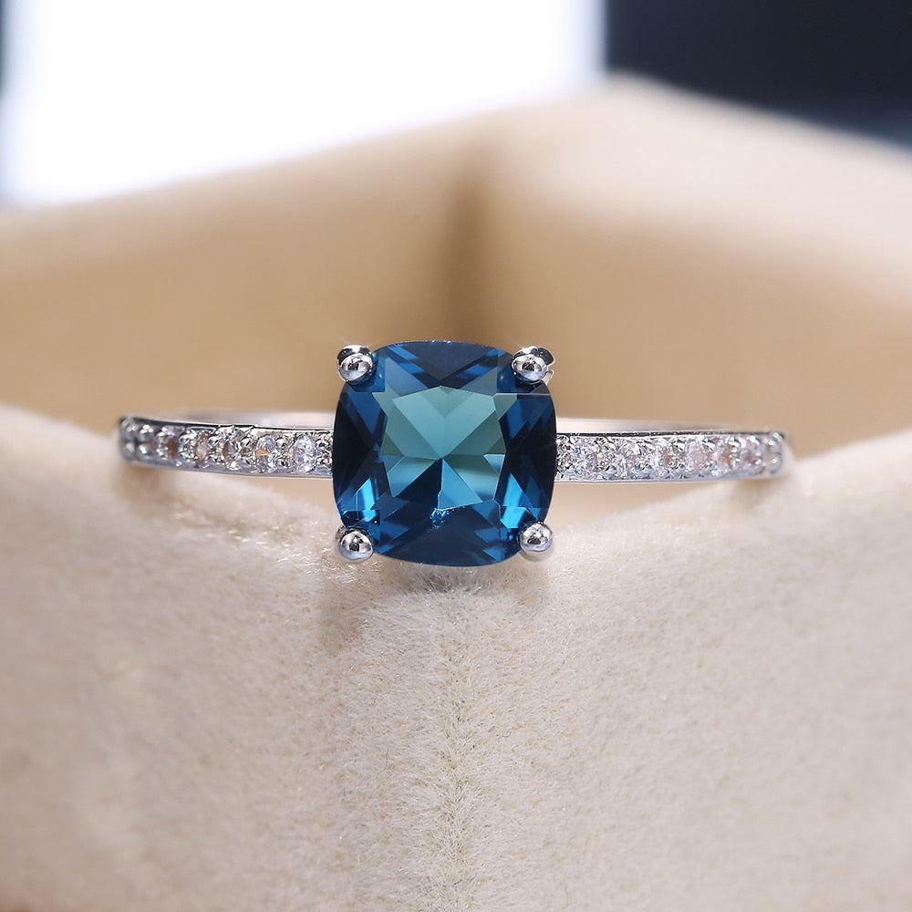 Bague Pierre Bleue