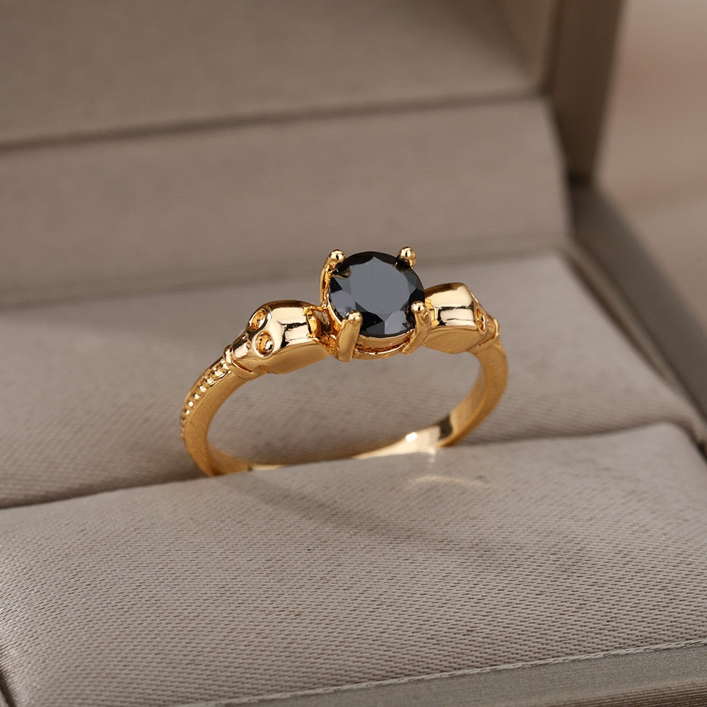 Bague Pierre Noire