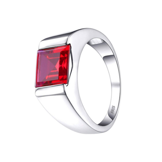 Bague Rubis Homme