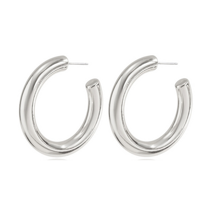 Boucle d Oreille Anneau Argent