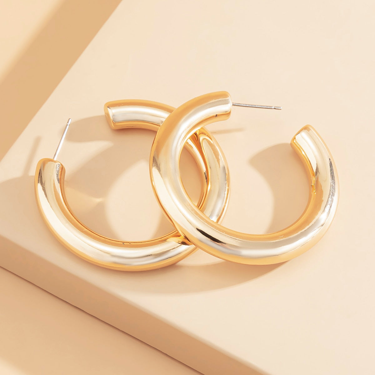 Boucle d Oreille Anneau Or
