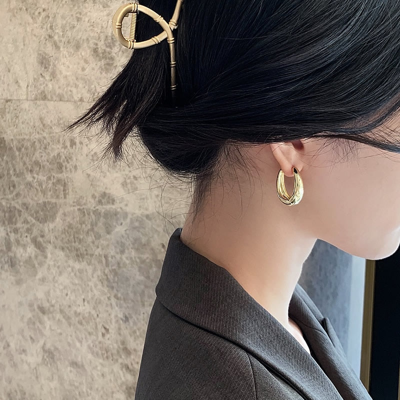 Boucle d Oreille Dorée