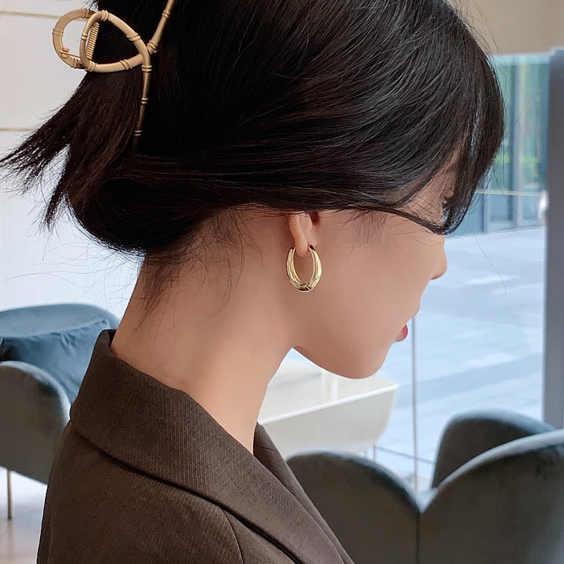 Boucle d Oreille Dorée