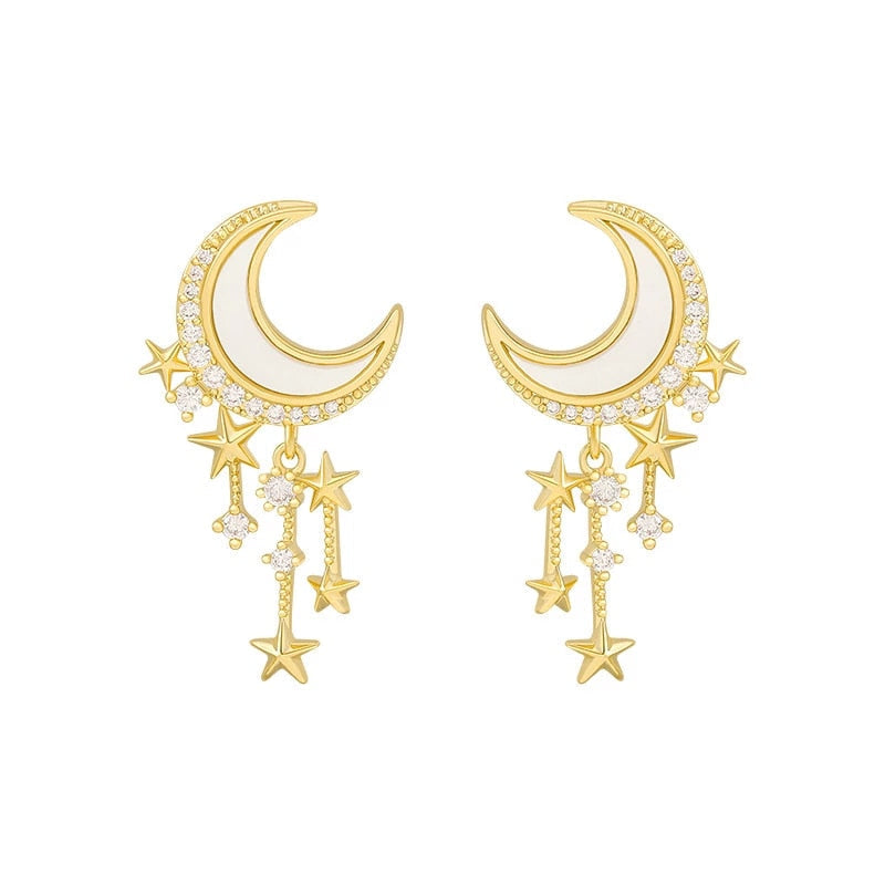 Boucle d Oreille Lune