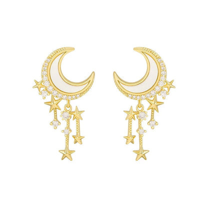 Boucle d Oreille Lune