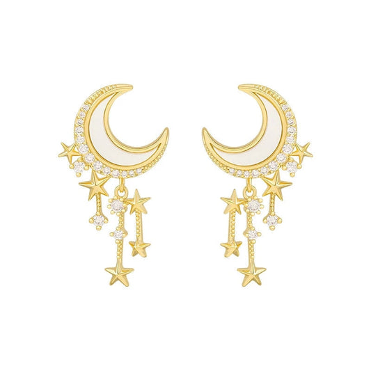 Boucle d Oreille Lune