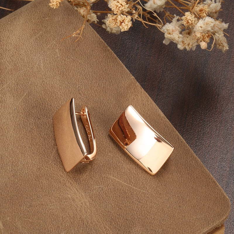 Boucle d Oreille Or Rose