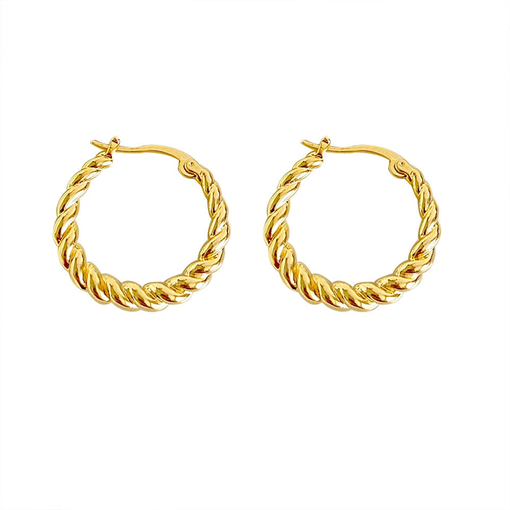 Boucle d Oreille Plaqué Or