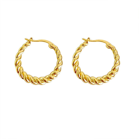Boucle d Oreille Plaqué Or