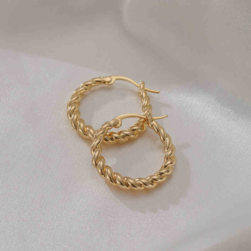 Boucle d Oreille Plaqué Or
