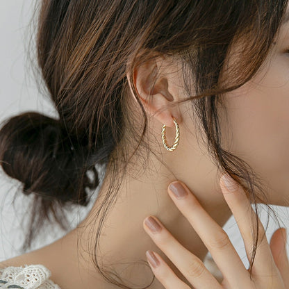Boucle d Oreille Plaqué Or