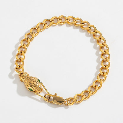 Bracelet Serpent Or