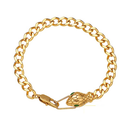 Bracelet Serpent Or