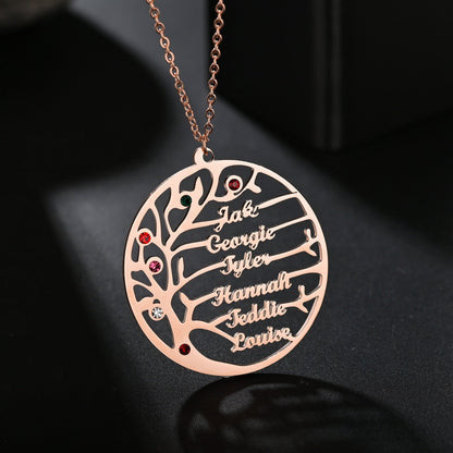 Collier Arbre de Vie Prenom