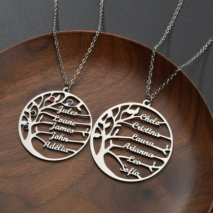 Collier Arbre de Vie Prenom