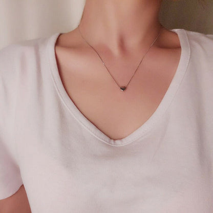 Collier Coeur Argent