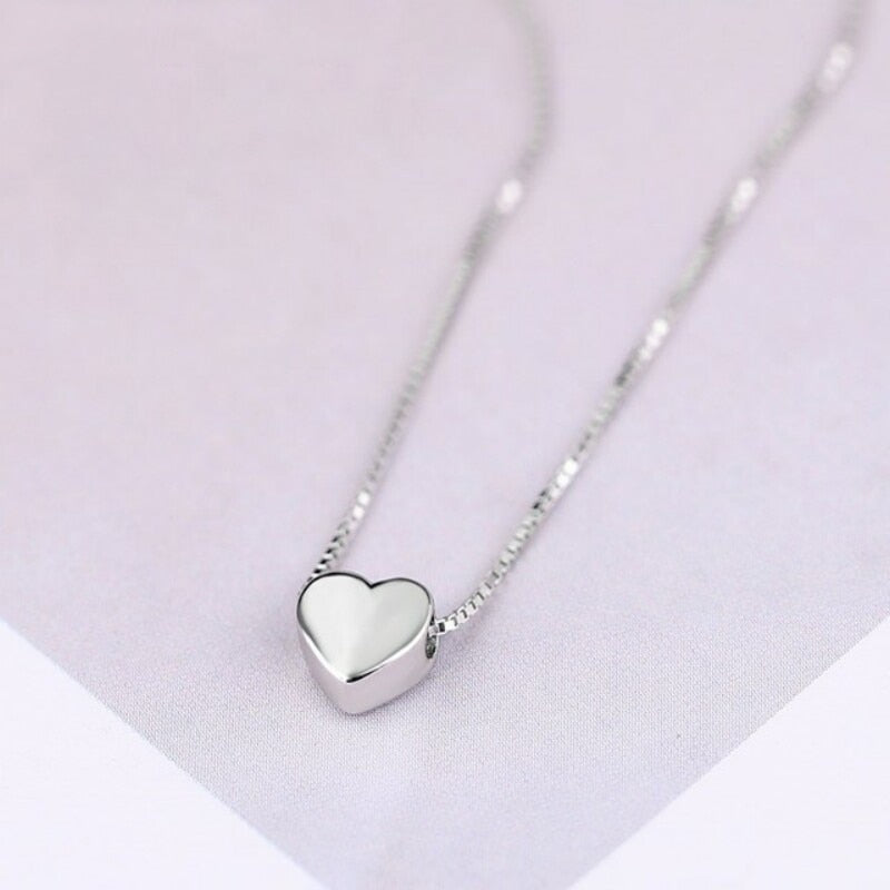 Collier Coeur Argent
