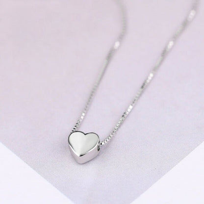 Collier Coeur Argent