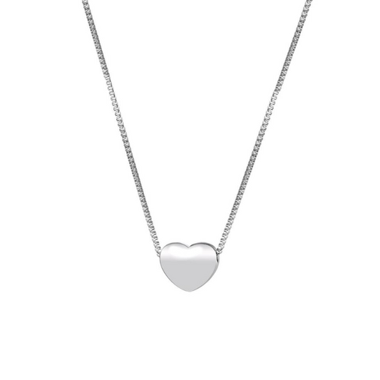 Collier Coeur Argent