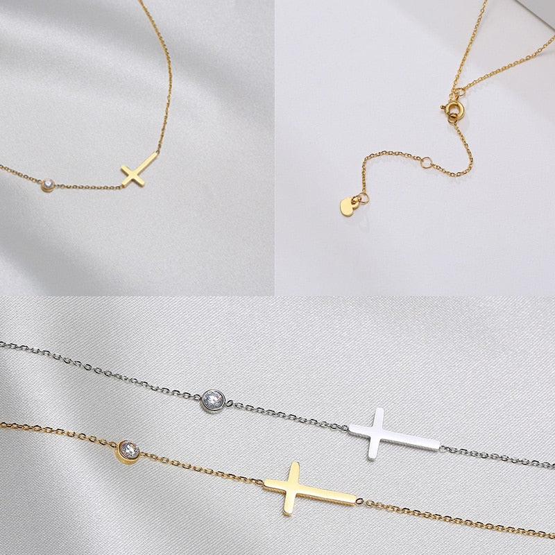 Collier Croix Femme