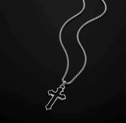 Collier Croix Homme