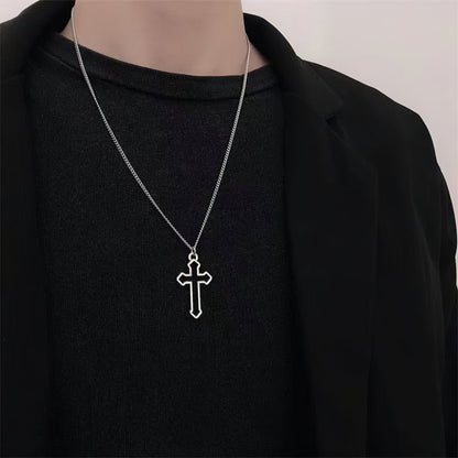 Collier Croix Homme