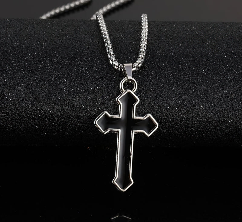 Collier Croix Homme