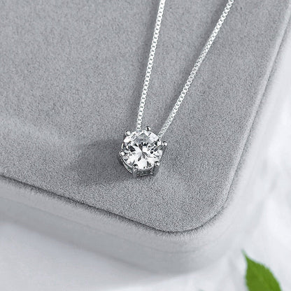 Collier Diamant Solitaire