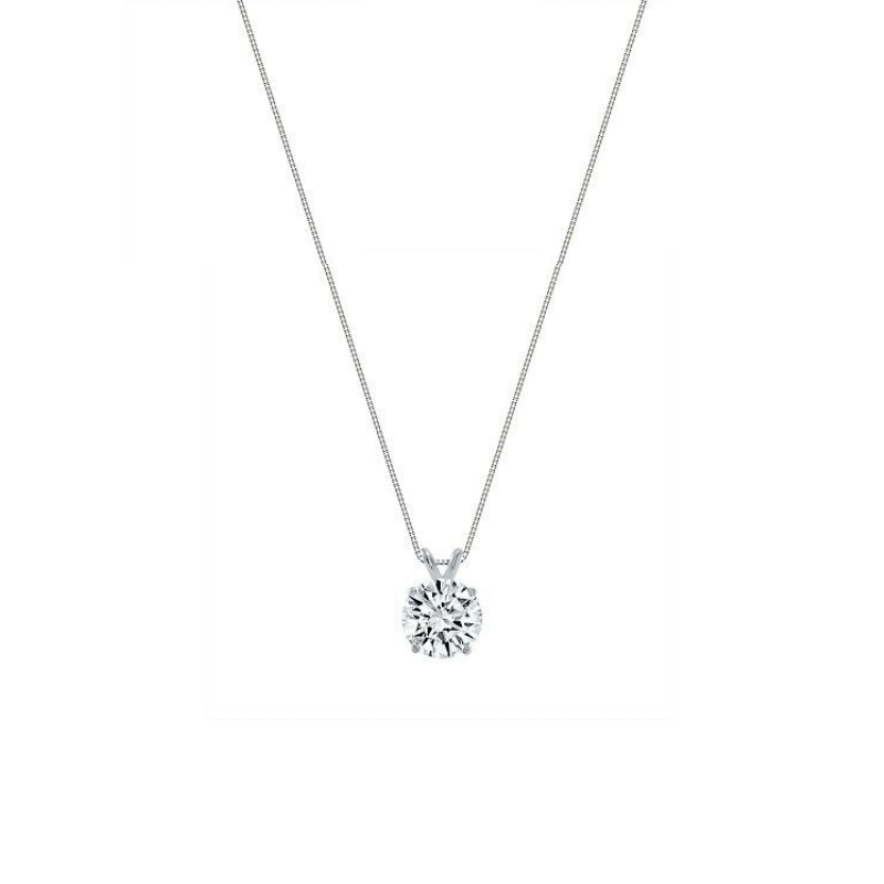 Collier Diamant Solitaire