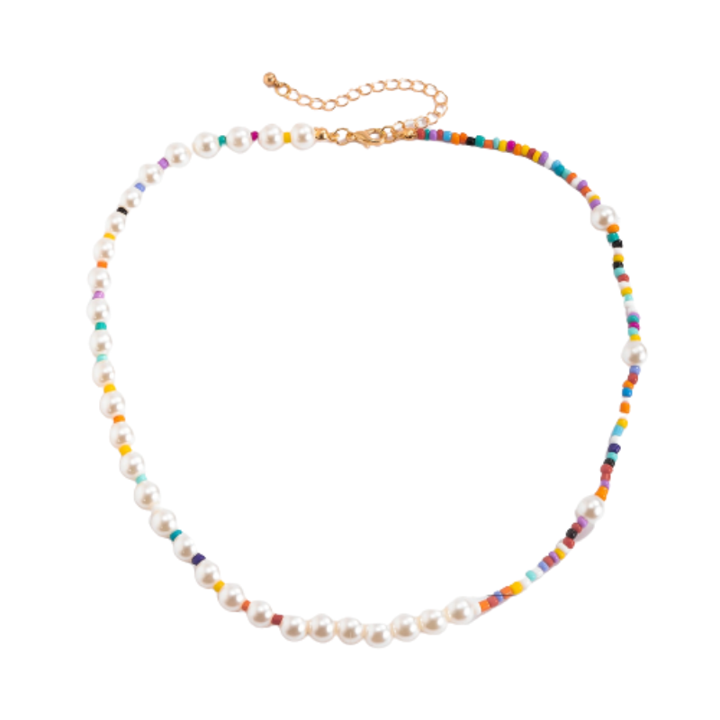 Collier Perle Couleur