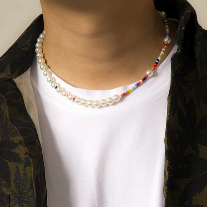 Collier Perle Couleur