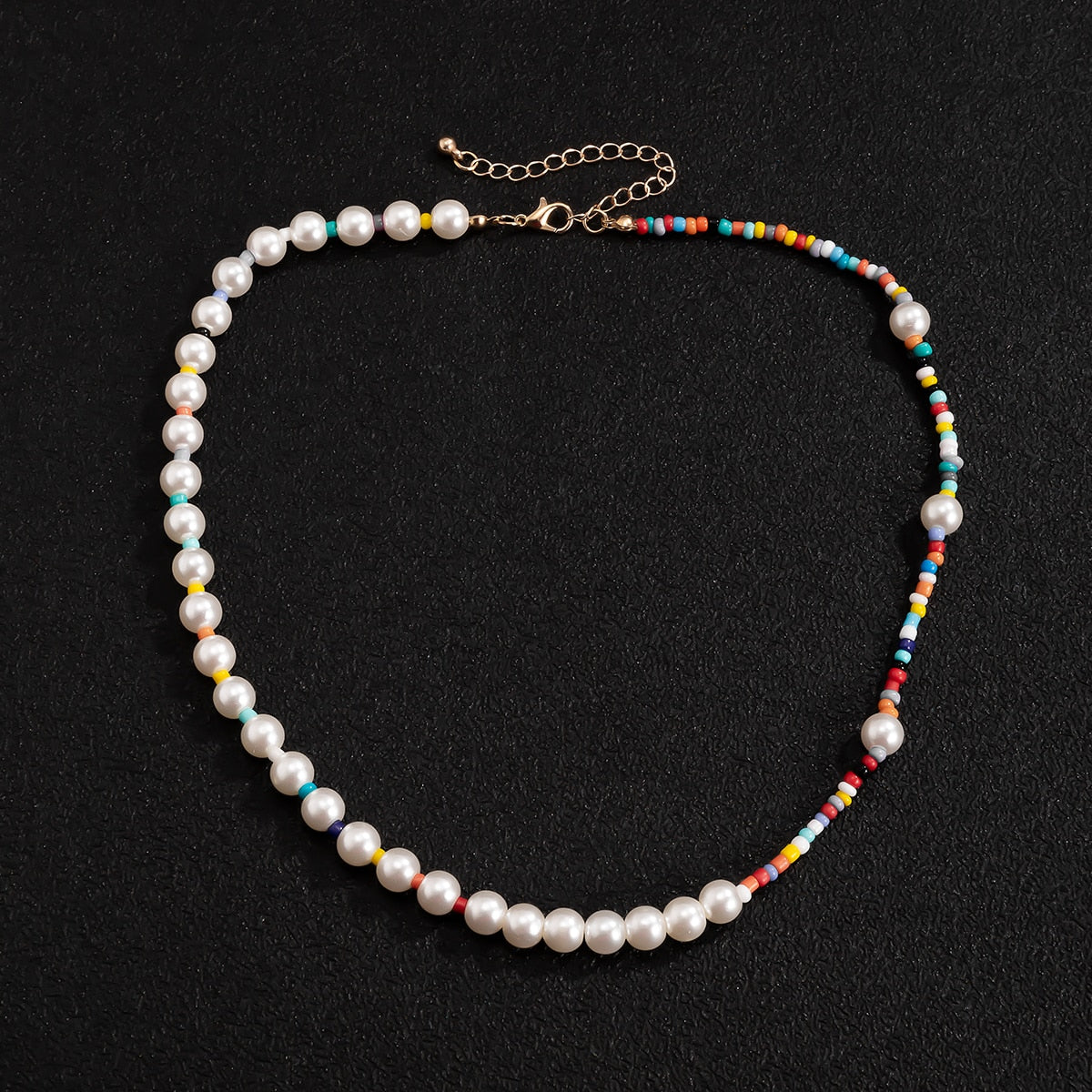 Collier Perle Couleur