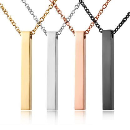 Collier Prenom Vertical