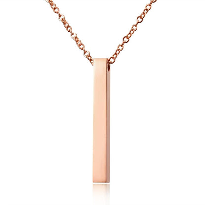 Collier Prenom Vertical