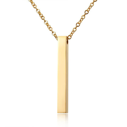 Collier Prenom Vertical